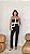 CONJUNTO BRUXELAS ALFAIATARIA CROPPED T.Q.C. BICOLOR - PRETO - Imagem 1