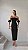 VESTIDO INGLATERRA MIDI DETALHE FLORES - BLACK - Imagem 1