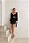 CONJUNTO CROPPED E SAIA BORDADO PÉROLAS - PRETO - Imagem 1