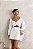 CONJUNTO CROPPED E SAIA BORDADO PÉROLAS - OFF WHITE - Imagem 1