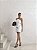 VESTIDO TUBINHO ALFAIATARIA VIÉS - OFF WHITE - Imagem 1