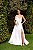 VESTIDO FESTA GLAM DECOTE OMBRO A OMBRO ZIBELINE NOIVINHAS - OFF WHITE - Imagem 5