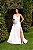 VESTIDO FESTA GLAM DECOTE OMBRO A OMBRO ZIBELINE NOIVINHAS - OFF WHITE - Imagem 6