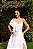 VESTIDO FESTA GLAM DECOTE OMBRO A OMBRO ZIBELINE NOIVINHAS - OFF WHITE - Imagem 9
