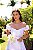 VESTIDO TAYLOR ZIBELINE OMBRO A OMBRO FLOWER NOIVINHAS - OFF WHITE - Imagem 5