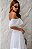 VESTIDO ADRIANA LONGUETE LAISE OMBRO A OMBRO - OFF WHITE - Imagem 5