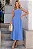 VESTIDO SÔNIA DECOTE V - AZUL - Imagem 2