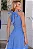 VESTIDO SÔNIA DECOTE V - AZUL - Imagem 4