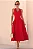 VESTIDO SÔNIA DECOTE V - VERMELHO - Imagem 3