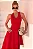 VESTIDO SÔNIA DECOTE V - VERMELHO - Imagem 2