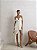 VESTIDO MIDI BABADOS SUMMER BOHO - AREIA - Imagem 1