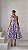 VESTIDO MIDI UM OMBRO BALDOSA - ROXO - Imagem 1