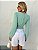 CAMISA CROPPED HELENA GUIPIR - VERDE - Imagem 3