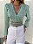 CAMISA CROPPED HELENA GUIPIR - VERDE - Imagem 2