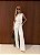 CONJUNTO ALESSANDRA ALFAIATARIA COLETE BOTÕES BICOLOR - OFF WHITE - Imagem 1