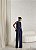 CONJUNTO ALESSANDRA ALFAIATARIA COLETE BOTÕES BICOLOR - AZUL MARINHO - Imagem 3