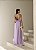 VESTIDO YOLANDA LONGO DRAPEADO BUSTO E COSTAS - LILÁS - Imagem 4