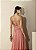 VESTIDO YOLANDA LONGO DRAPEADO BUSTO E COSTAS - ROSA PÓ - Imagem 3