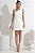VESTIDO MISS MISSES UM OMBRO SÓ COM FAIXA - OFF WHITE - Imagem 1