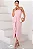 VESTIDO ANGÉLICA PREGAS FRENTE - ROSA - Imagem 1
