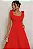 VESTIDO KATIA LONGUETE COM ALÇA E LAÇOS - VERMELHO - Imagem 3
