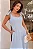 VESTIDO KATIA LONGUETE COM ALÇA E LAÇOS - AZUL CLARO - Imagem 8