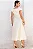 VESTIDO HILDA MIDI DETALHE FLOR - AMARELO MANTEIGA - Imagem 2