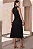VESTIDO FLAVIANA MIDI ABERTO COM BOTÃO E BOSLOS - PRETO - Imagem 6