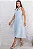 VESTIDO FLAVIANA MIDI ABERTO COM BOTÃO E BOSLOS - AZUL CLARO - Imagem 4