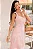 VESTIDO SERENA BORDADO COM ALÇAS LARGAS - ROSA - Imagem 2