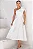 VESTIDO SOFIA UM OMBRO COM LAÇO ALFAIATARIA TEXTURIZADA - BRANCO - Imagem 9