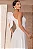 VESTIDO SOFIA UM OMBRO COM LAÇO ALFAIATARIA TEXTURIZADA - BRANCO - Imagem 4