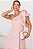 VESTIDO SOFIA UM OMBRO COM LAÇO ALFAIATARIA TEXTURIZADA - ROSA - Imagem 3