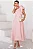 VESTIDO SOFIA UM OMBRO COM LAÇO ALFAIATARIA TEXTURIZADA - ROSA - Imagem 5