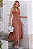 VESTIDO SÔNIA DECOTE V - MARROM - Imagem 6
