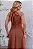 VESTIDO SÔNIA DECOTE V - MARROM - Imagem 3