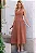 VESTIDO SÔNIA DECOTE V - MARROM - Imagem 1
