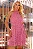 VESTIDO SUELY CURTO POÁ DETALHE FLOR COM FAIXA - ROSA - Imagem 2