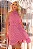 VESTIDO SUELY CURTO POÁ DETALHE FLOR COM FAIXA - ROSA - Imagem 6