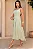 VESTIDO PAULINA COM PREGAS E ALÇAS - VERDE - Imagem 3