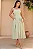 VESTIDO PAULINA COM PREGAS E ALÇAS - VERDE - Imagem 1