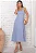 VESTIDO ROCHELE MIDI COM ALÇA LARGA - AZUL - Imagem 1