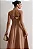 VESTIDO TEODORA COM ALÇA E BOLSOS - MARROM - Imagem 3