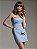 VESTIDO TUBINHO ALFAIATARIA VIÉS - AZUL - Imagem 1
