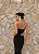 VESTIDO LONGO T.Q.C RECORTE LATERAL E ARGOLA - PRETO - Imagem 2