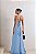 VESTIDO DE FESTA EMILY DRAPEADO BUSTO - AZUL SERENITY - Imagem 2