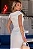 VESTIDO LEILA TUBINHO COM DETALHE FLOR - OFF WHITE - Imagem 4