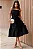 VESTIDO FELICIA COM ALÇA E FAIXA - PRETO - Imagem 4