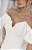 VESTIDO JORDANA TUBINHO COM BABADO OMBRO - OFF WHITE - Imagem 6