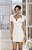 VESTIDO JORDANA TUBINHO COM BABADO OMBRO - OFF WHITE - Imagem 3